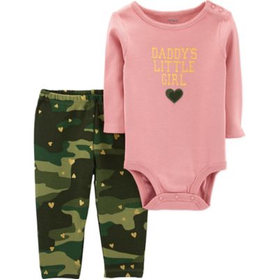 pink camouflage little girl clothes