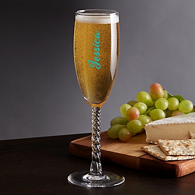 Trendy Vinyl Signature Champagne Flute. View a larger version of this product image.