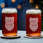 Alternate image 0 for Beer Label Engraved Beer Can Glass