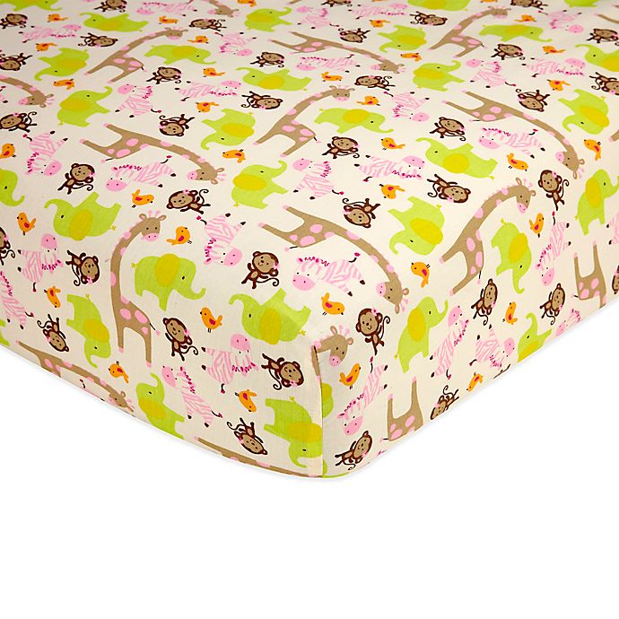 carter's® Jungle Jill Fitted Crib Sheet Bed Bath and Beyond Canada