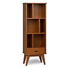 Alternate image 0 for Simpli Home Draper Solid Hardwood Mid Century Bookcase and Storage Unit in Teak Brown