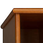 Alternate image 4 for Simpli Home Draper Solid Hardwood Mid Century Bookcase and Storage Unit in Teak Brown