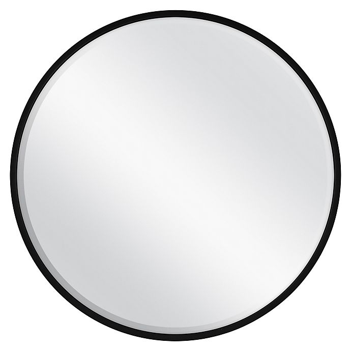 black round mirror target