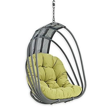 Modway Whisk Patio Swing Chair Without Stand in Peridot. View a larger version of this product image.