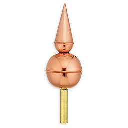 Good Directions Avalon 13-Inch Rooftop Finial in Polished Copper