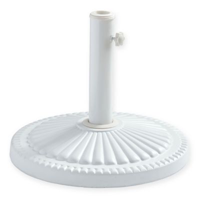 Destination Summerdestination Summer Concrete Umbrella Base In White Dailymail