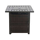 Alternate image 3 for Wicker 26-Inch Propane Fire Pit with Cover