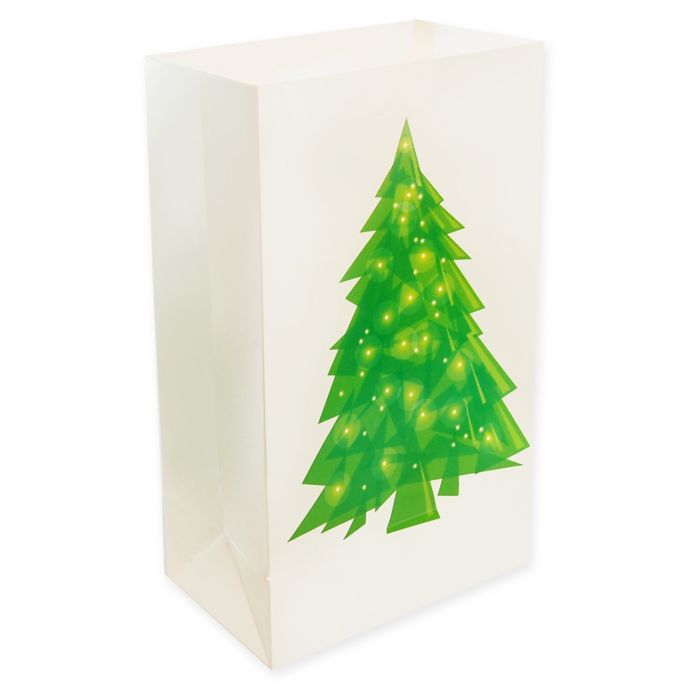 Lumabase 24 Count Christmas Tree Luminaria Bags Bed Bath Beyond