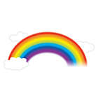 Alternate image 2 for Roomates 4-Piece Rainbow Peel & Stick Wall Decal