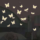 Alternate image 2 for Roomates Butterfly Glow-in-the-Dark Peel & Stick Wall Decals
