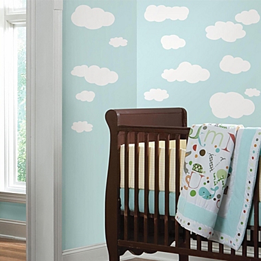White Clouds Peel & Stick Wall Decals. View a larger version of this product image.