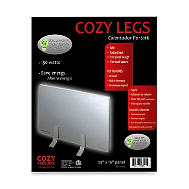 Cozy Legs Products Flat Panel Heater. View a larger version of this product image.