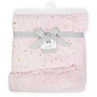Alternate image 2 for Just Born&reg; Sparkle Sherpa Blanket in Pink