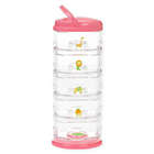 Alternate image 0 for Innobaby Packin&#39; SMART 5-Tier Zoo Animal Stackable Container Set in Strawberry