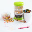 Alternate image 3 for Innobaby Packin&#39; SMART 5-Tier Zoo Animal Stackable Container Set in Strawberry