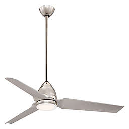Minka-Aire® Java 54-Inch LED Indoor/Outdoor Ceiling Fan in Polished Nickel with Remote