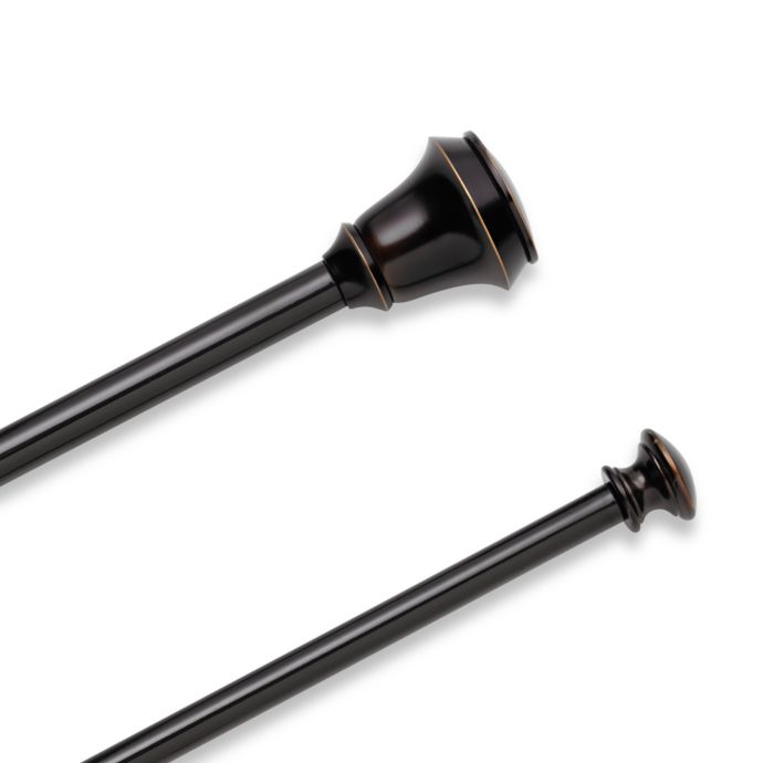 Umbra Bellair Bronze Double Curtain Rod Set Bed Bath And Beyond