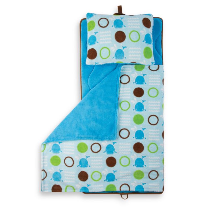 Aquatopia Whale Blue Memory Foam Nap Mat With Pillow Buybuy Baby