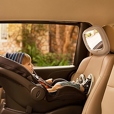 Brica&reg; Baby In-Sight&reg; Car Back Seat Mega Mirror in Tan. View a larger version of this product image.