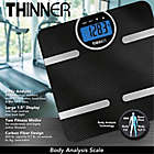 Alternate image 3 for Thinner© by Conair&trade; Carbon Fiber Body Analysis Scale