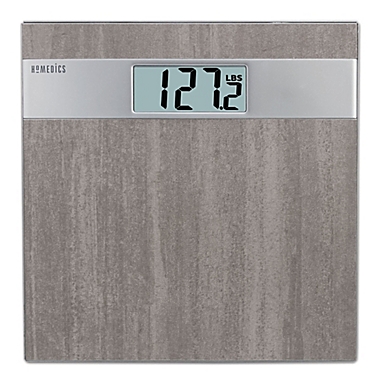 HoMedics&reg; Grey Stone Digital Bath Scale. View a larger version of this product image.