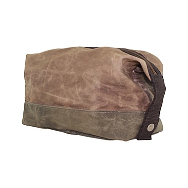 CB Station Waxed Canvas Top-Zip Dopp Kit. View a larger version of this product image.