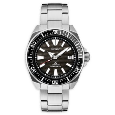 seiko men's automatic prospex diver stainless steel bracelet watch 44mm