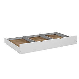 Forest Gate™ Charlotte Solid Wood Twin Trundle Bed in Grey