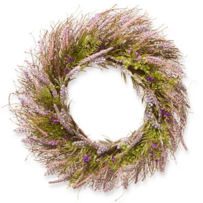 National Tree Company 24-Inch Lavender Artificial Wreath