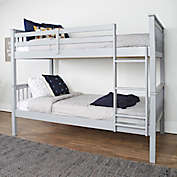 Forest Gate&trade; Mission Solid Wood Twin over Twin Bunk Bed in Grey