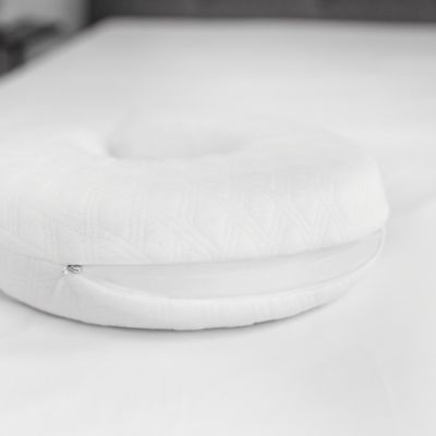 Therapedic&reg; Travel U-Neck Pillow Protector in White