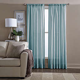 Wamsutta® Sheer 108-Inch Window Curtain Panel in Marine Blue