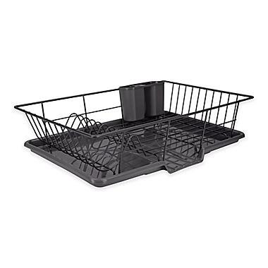 Home Basics&reg; 3-Piece Dish Drainer. View a larger version of this product image.