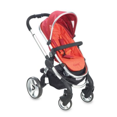 double stroller with one front wheel