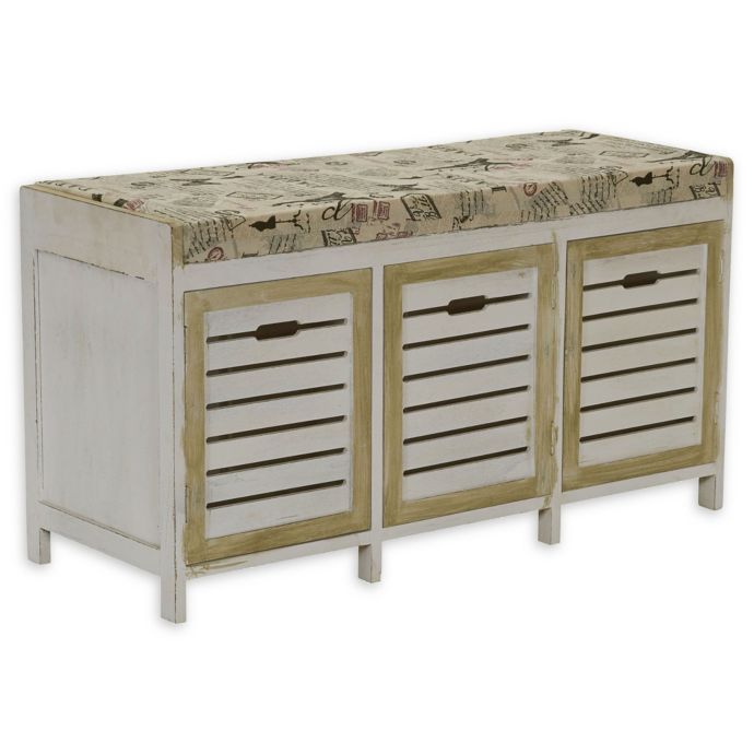 Household Essentials Entryway Storage Bench Bed Bath And Beyond