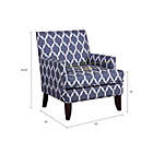 Alternate image 5 for Madison Park Colton Track Arm Club Chair in Blue