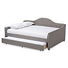 Alternate image 2 for Baxton Studio Perry Upholstered Daybed with Twin Trundle