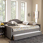 Alternate image 7 for Baxton Studio Perry Upholstered Daybed with Twin Trundle