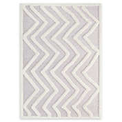Modway Pathway Shag Flat-Weave Area Rug in Chevron