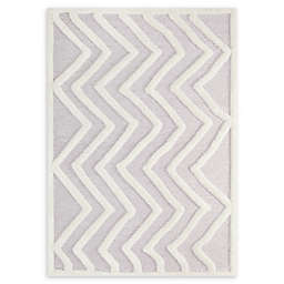 Modway Pathway Shag Flat-Weave Area Rug in Chevron