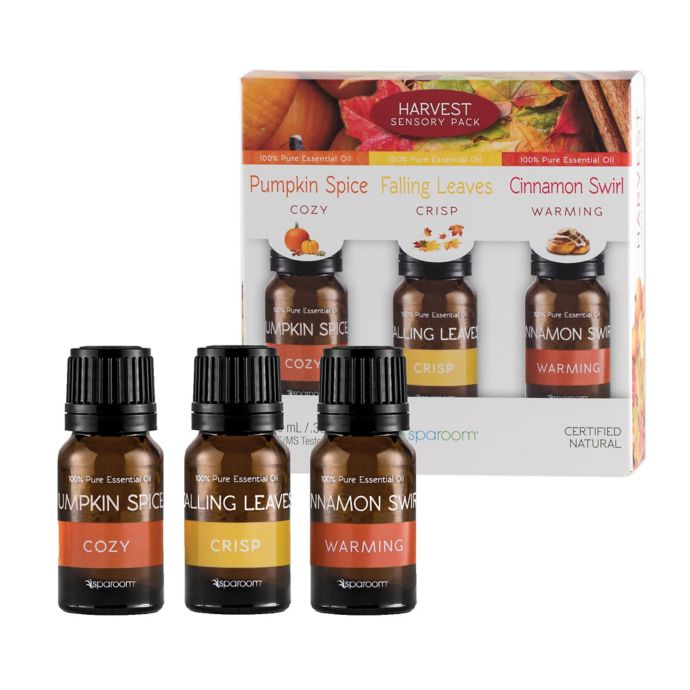 SpaRoom® Harvest Sensory 3Pack Essential Oils Bed Bath & Beyond