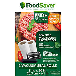 FoodSaver® 8-Inch 2-Pack Vacuum Packaging Rolls