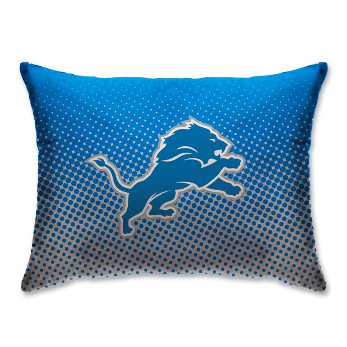 NFL Detroit Lions Plush Dot Standard Bed Pillow | Bed Bath & Beyond