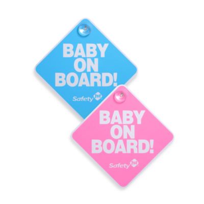 Safety 1st Baby On Board Sign Bed Bath Beyond