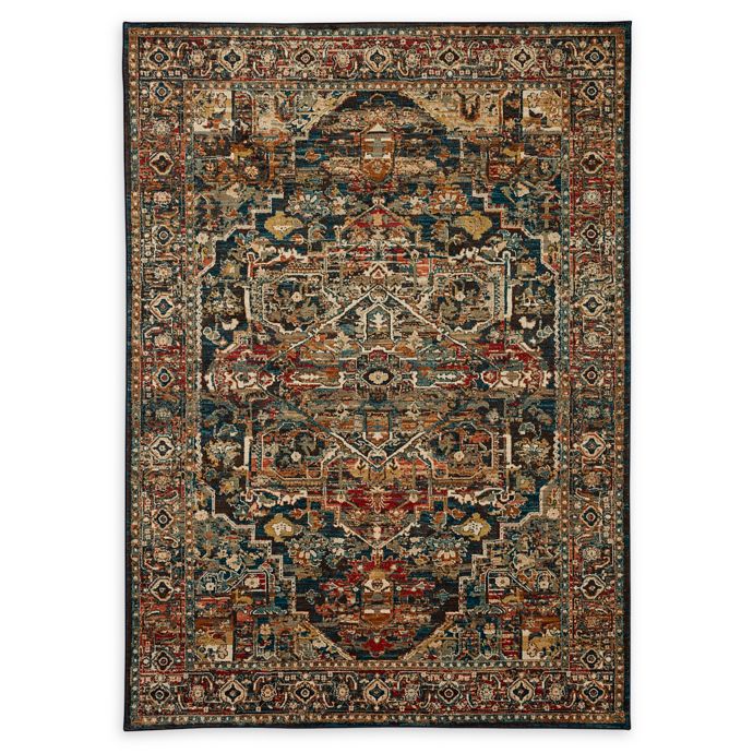 Karastan Alcantara Rug In Sapphire Bed Bath Beyond