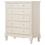 evolur&trade; Aurora 6-Drawer Tall Chest in Ivory Lace