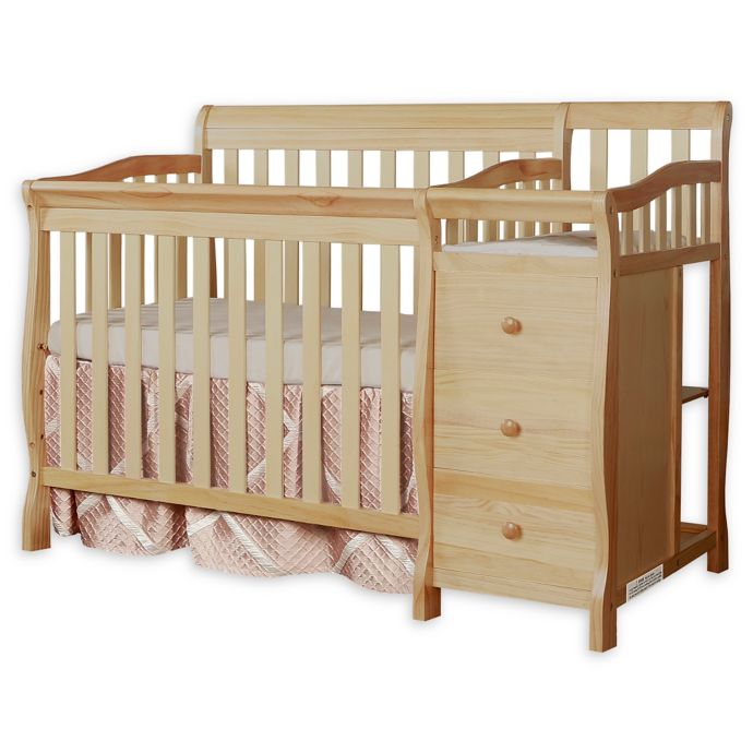 Dream On Me Jayden 4 In 1 Mini Convertible Crib And Changer Bed