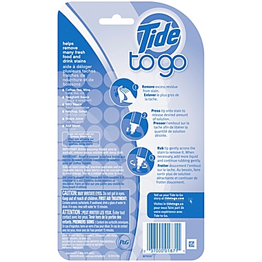 Tide To Go&reg; Instant Stain Remover (Package of 3). View a larger version of this product image.