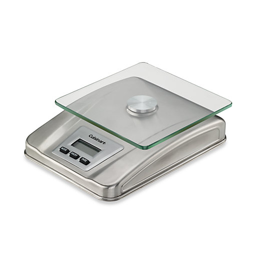 Alternate image 1 for Cuisinart® Stainless Steel 11 lb. Digital Food Scale