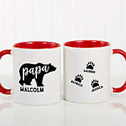 Papa Bear 11 oz. Coffee Mug in Red